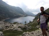 Da Carona al Pizzo del Becco (2507 m.) per via ferrata, con discesa dal Passo di Sardegnana, Lago Colombo e Laghi Gemelli il 25 agosto 2009 -  FOTOGALLERY